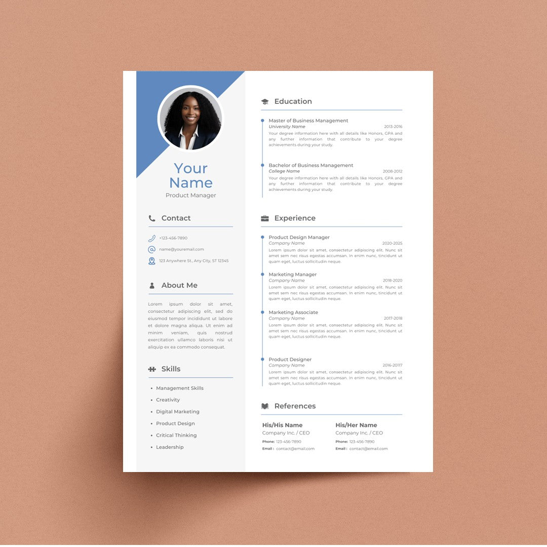 Tailored Resume for Mid-Career Elegant Style